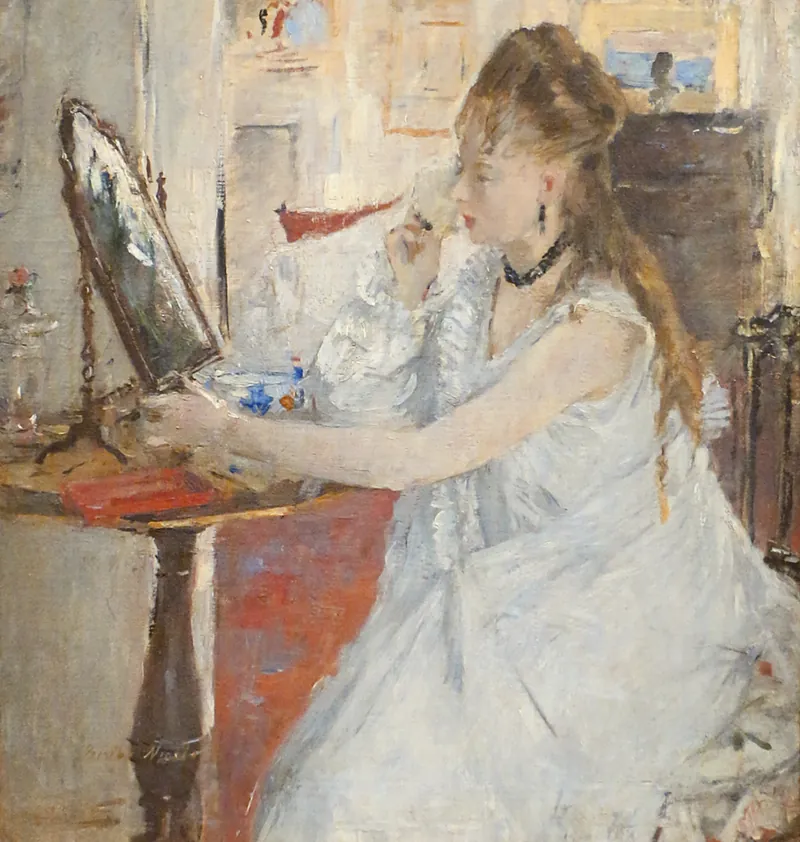 Berthe Morisot, Jeune femme se poudrant, 1877. Musée d’Orsay, Paris.