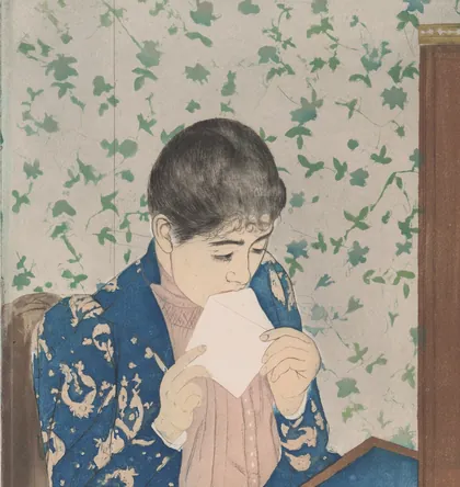 Mary Cassatt, La Lettre, 1890-1891.